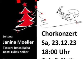 Jahreskonzert am 23.12.23 in Erlenbach